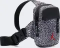 Сумка через плечо Nike JORDAN AIRBORNE HIP BAG бело-черная 7A0747-I00