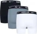 Труси (боксерки) підліткові Nike EVERYDAY COTTON DRI-FIT BOXER BRIEFS білі, сірі, чорні (3 штуки) 9N0846-F66