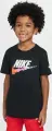 Футболка детская Nike BRANDMARK SWOOSH черная 86M843-023