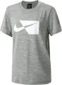 Футболка подростковая Nike DRI-FIT HYBRID серая DA0282-084