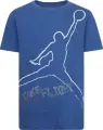 Футболка подростковая Nike JORDAN FLIGHT GRAPHIC синяя 95D006-U1R