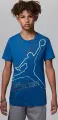 Футболка подростковая Nike JORDAN FLIGHT GRAPHIC синяя 95D006-U1R
