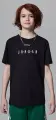 Футболка подростковая Nike JORDAN WORDMARK черная 95D634-023