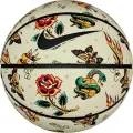 Баскетбольний м'яч Nike BASKETBALL 8P PRM ENERGY DEFLATED бежево-червоно-зелений Розмір 7 N.100.8259.268.07