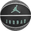 Баскетбольный мяч Nike JORDAN PLAYGROUND 2.0 8P DEFLATED серо-черно-темно-зеленый Размер 6 J.100.8255.016.06