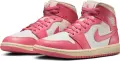 Кроссовки женские Nike AIR JORDAN 1 MID розово-бело-кремовые BQ6472-109