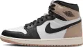 Кроссовки женские Nike JORDAN 1 RETRO HIGH OG LATTE коричнево-бело-черные FD2596-021