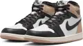 Кроссовки женские Nike JORDAN 1 RETRO HIGH OG LATTE коричнево-бело-черные FD2596-021