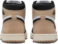Кроссовки женские Nike JORDAN 1 RETRO HIGH OG LATTE коричнево-бело-черные FD2596-021