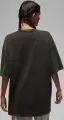 Футболка женская Nike AIR JORDAN OVERSIZED черно-салатово-розовая FD7208-010