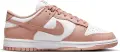 Кроссовки женские Nike DUNK LOW светло-розово-белые DD1503-118