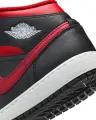 Кроссовки подростковые Nike AIR JORDAN 1 MID (GS) черно-красные DQ8423-067