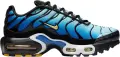 Кросівки підліткові Nike AIR MAX PLUS (GS) синьо-чорно-жовті CD0609-032