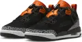 Кроссовки подростковые Nike JORDAN SPIZIKE LOW (GS) черно-оранжево-белые FQ3950-008