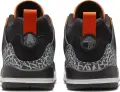 Кроссовки подростковые Nike JORDAN SPIZIKE LOW (GS) черно-оранжево-белые FQ3950-008