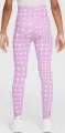 Леггинсы подростковые Nike ONE DRI-FIT HIGH-WAISTED сиренево-светло-розовые HF8228-532