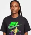 Футболка Nike BRANDRIFF IN AIR черно-фиолетово-зеленая FQ3774-010