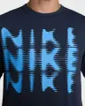 Футболка Nike HYVERSE DRI-FIT UV темно-синя HJ3074-437