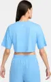Футболка жіноча Nike SPORTSWEAR CROPPED блакитна FZ4635-412