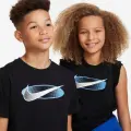 Футболка подростковая Nike SPORTSWEAR CORE BRANDMARK черная DX9523-010