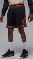 Шорти баскетбольні Nike JORDAN DRI-FIT MESH DIAMOND SHORTS чорно-помаранчеві HF9910-011