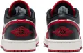 Кроссовки женские Nike AIR JORDAN 1 LOW красно-бело-черные DC0774-160