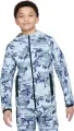 Толстовка підліткова Nike TECH FLEECE CAMO блакитно-синя FN9118-493