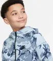 Толстовка підліткова Nike TECH FLEECE CAMO блакитно-синя FN9118-493