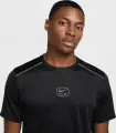Футболка Nike AIR черно-темно-зеленая HM0195-011
