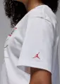 Футболка жіноча Nike JORDAN FLIGHT HERITAGE GRAPHIC біла FQ3240-100