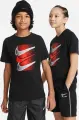 Футболка подростковая Nike SPORTSWEAR CORE BRANDMARK черная DX9525-010