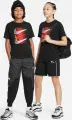 Футболка подростковая Nike SPORTSWEAR CORE BRANDMARK черная DX9525-010
