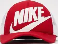 Бейсболка подростковая Nike RISE STRUCTURED TRUCKER красно-белая FB5363-687