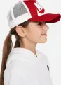 Бейсболка подростковая Nike RISE STRUCTURED TRUCKER красно-белая FB5363-687