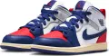 Кросівки дитячі Nike AIR JORDAN 1 MID (PS) синьо-біло-червоні DQ8424-102