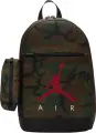 Рюкзак підлітковий Nike JORDAN AIR SCHOOL оливково-зелено-чорний камуфляж 9B0503-650
