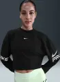 Свитшот женский Nike PRO DRI-FIT FRENCH TERRY черный HV3591-010
