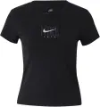 Футболка женская Nike SPORTSWEAR SLIM SHORT-SLEEVE GRAPHIC черная IB2444-010