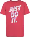 Футболка подростковая Nike SPORTSWEAR JUST DO IT BRANDMARK розовая DO1822-666