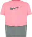 Футболка підліткова Nike TROPHY INFANTIL рожево-сіра DA1096-675