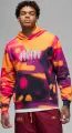Худі Nike JORDAN FLIGHT MVP FLEECE помаранчево-рожево-фіолетове DV4587-705