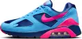 Кроссовки Nike AIR 180 голубо-темно-сине-розовые HQ1706-401