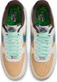 Кросівки Nike AIR FORCE 1 RETRO QS біло-коричнево-бірюзово-блакитні IB5722-100