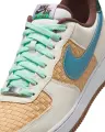 Кросівки Nike AIR FORCE 1 RETRO QS біло-коричнево-бірюзово-блакитні IB5722-100