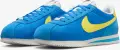 Кроссовки Nike CORTEZ TEXTILE голубо-желтые HF0263-402