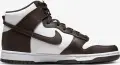 Кроссовки Nike DUNK HIGH RETRO бело-темно-коричневые DV0829-100