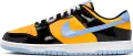 Кроссовки Nike DUNK LOW RETRO SE желто-черно-голубые IB6400-001