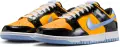 Кроссовки Nike DUNK LOW RETRO SE желто-черно-голубые IB6400-001