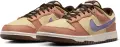Кроссовки Nike DUNK LOW RETRO SE коричнево-бежево-фиолетовые HF3141-200