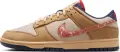 Кросівки Nike DUNK LOW RETRO SE коричнево-темно-синьо-червоні HQ3640-790